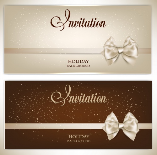 Sparkling Gift Cards Vector