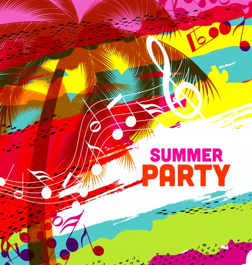      / Summer party - vector stock