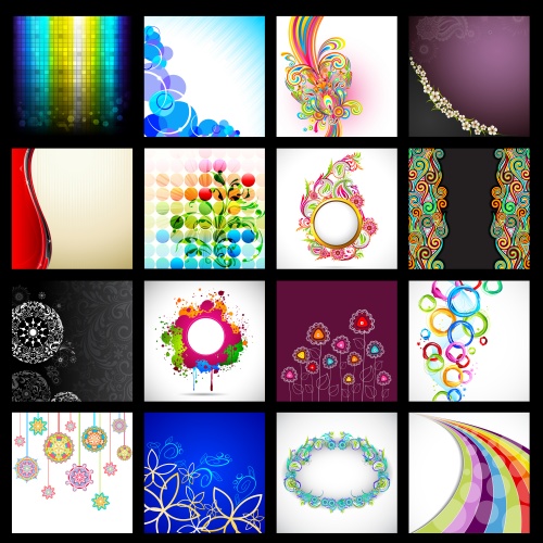      / Color and abstract vector backgrounds
