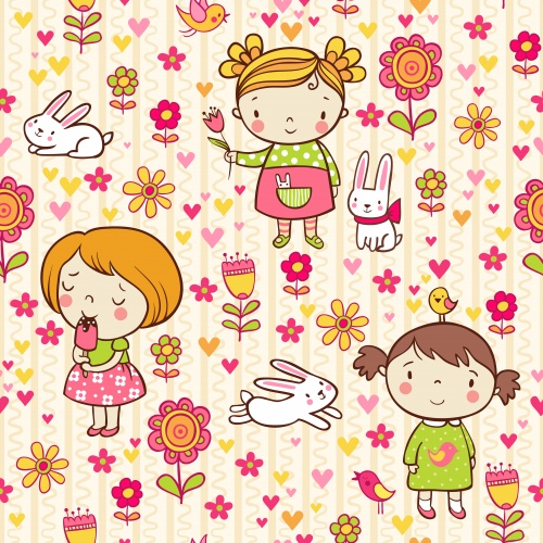       / Happy birthday floral backgrounds in vector5_happy_birthday