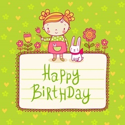       / Happy birthday floral backgrounds in vector5_happy_birthday
