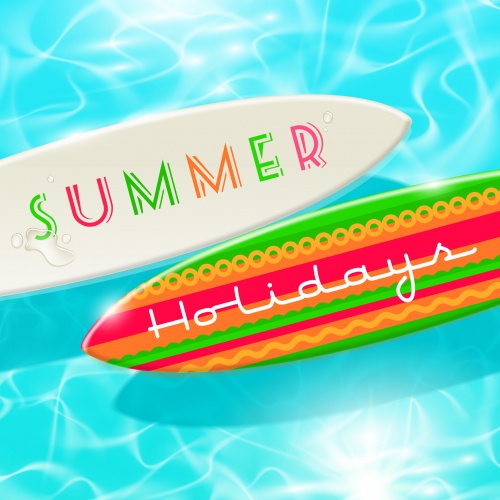 Summer Holidays Backgrounds Vector