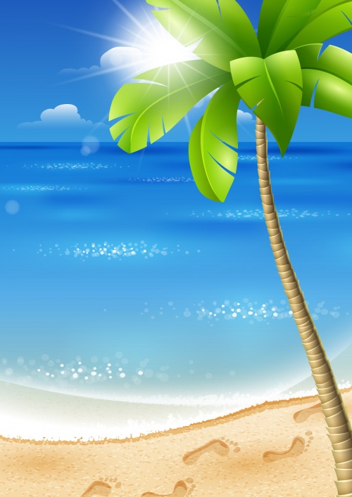 Tropical Backgrounds Vector