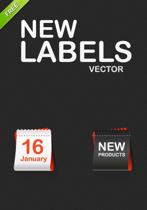 Designtnt - Vector New Labels