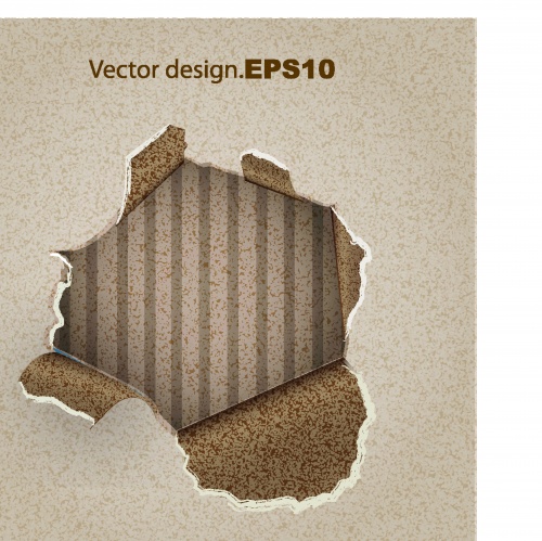     | Cardboard design elements vector