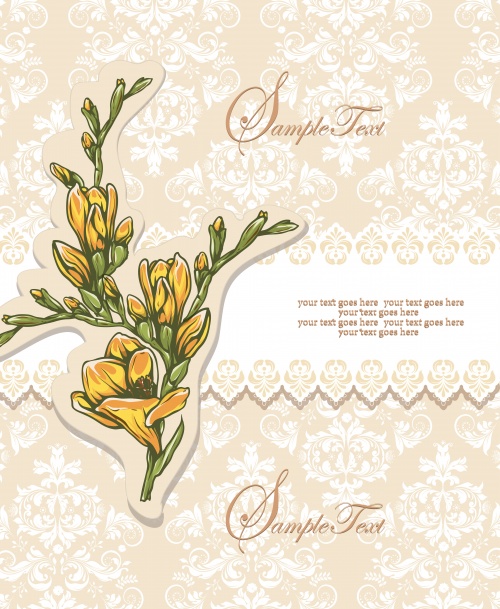 Floral invitations 3