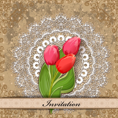 Flower invitations 3