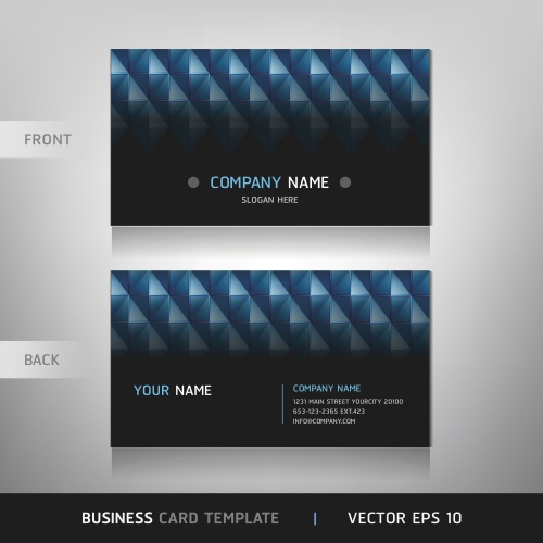 Stock: Business card abstract background