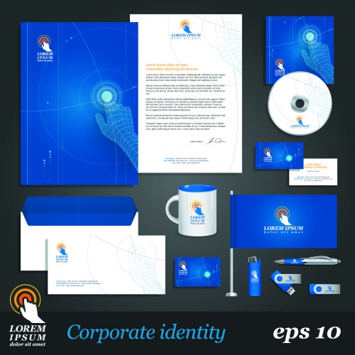 Corporate Identity Templates Vector 2