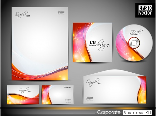 Corporate Business Templates Vector