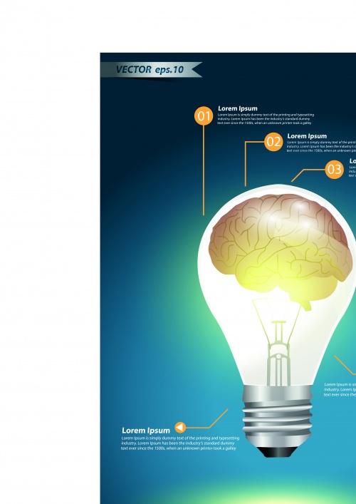     2 | Idea business template infographics vector 2