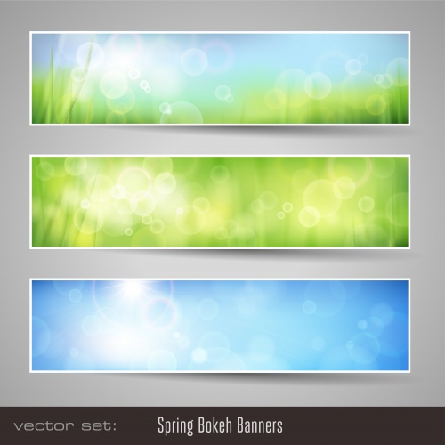   -   | Spring backgrounds - Stock Vectors