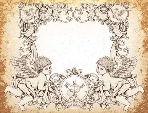 Frames with angels