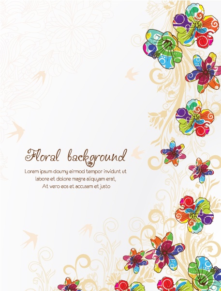 Spring Vector Backgrounds 1
