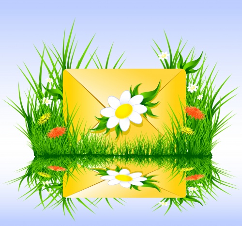       / Easter spring and summer banners in vector