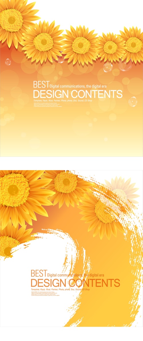 Sunflower backgrounds