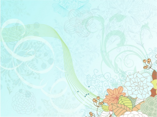 Colorful Spring Vector Backgrounds Set 3