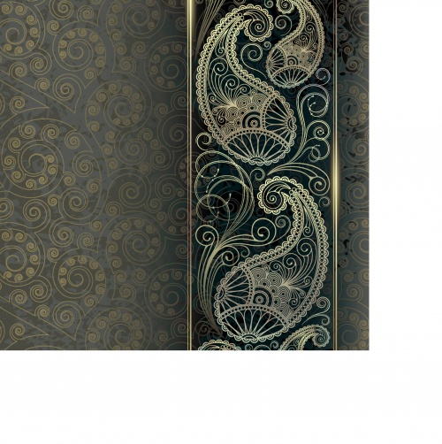 Background with golden pattern