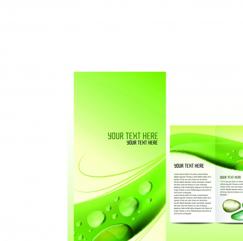      28 | Tri fold business brochure vector set 28
