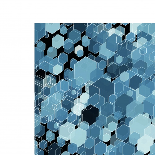    | Geometrical hexagon Vector background
