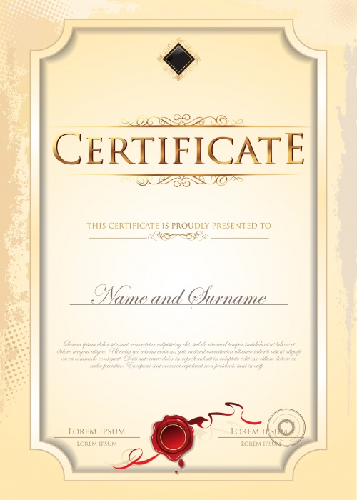 Certificate vector 12