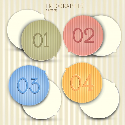     , 9 | Infographic design element in vector set 9