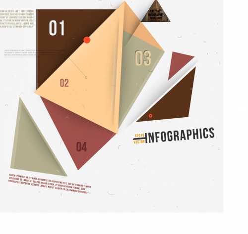 Abstract banner design for infographics