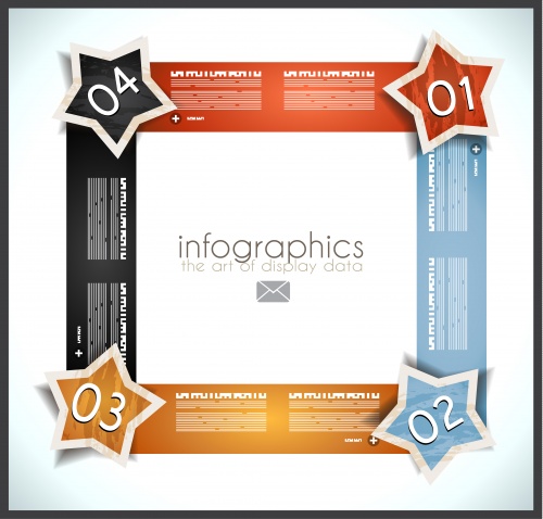 Infographics design elements in vector