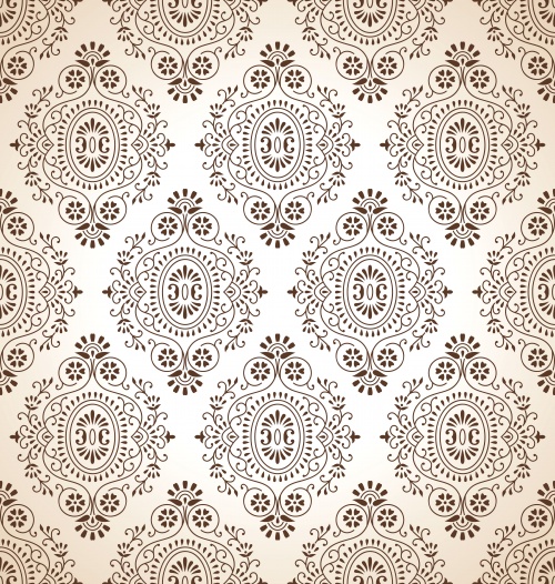 Stock: Seamless traditional wallpaper