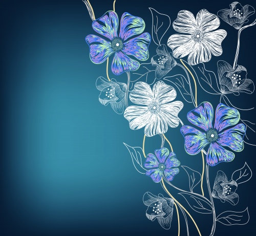     8 | Abstract flowers background 8