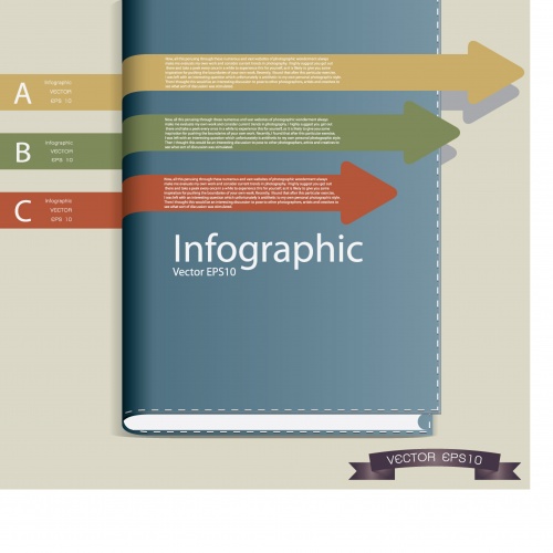 Modern design for infographics