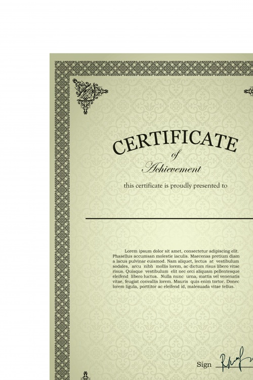     36 | Diploma and certificates vector set 36