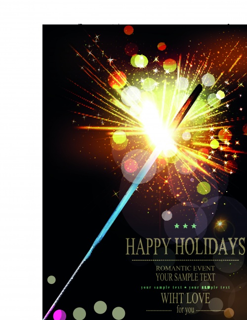    | Holiday bright vector backgrounds