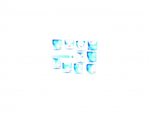    | Blue swirl vector background