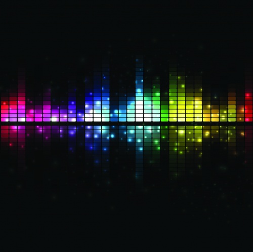 Music Wave Backgrounds Vector