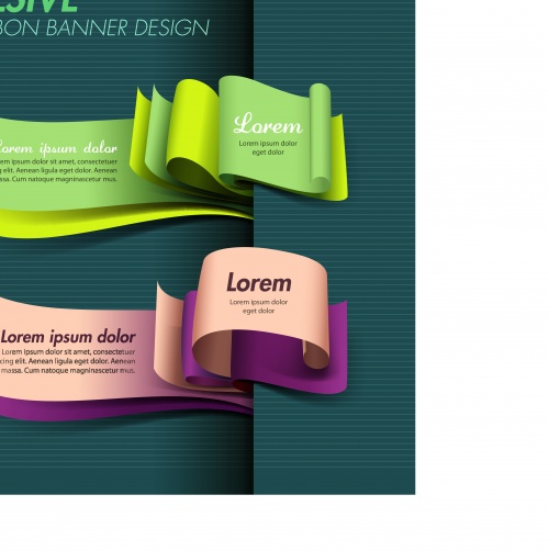     2 | Modern exclusive banners and tag vector set 2