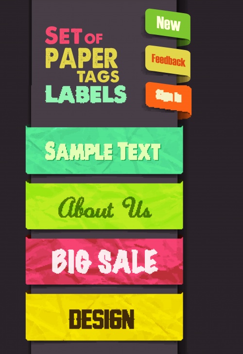     2 | Modern exclusive banners and tag vector set 2