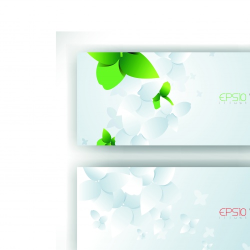    | Abstract modern white banners and vector backgrounds