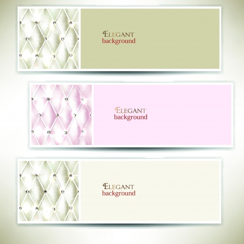      | Elegant Christmas greeting cards and banner vector