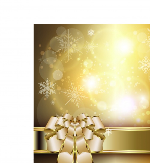      4 | Holiday vector backgrounds with ribbon set 4