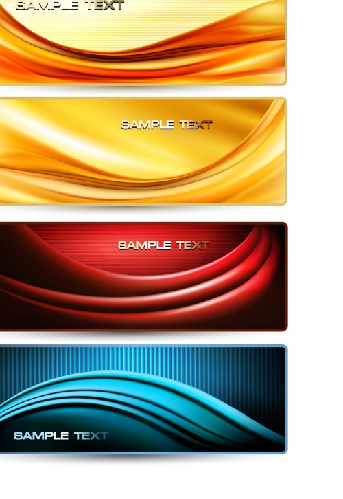 Elegant abstract backgrounds and banners