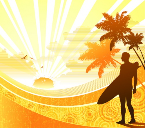 Vector Backgrounds - Sunny Summer Days