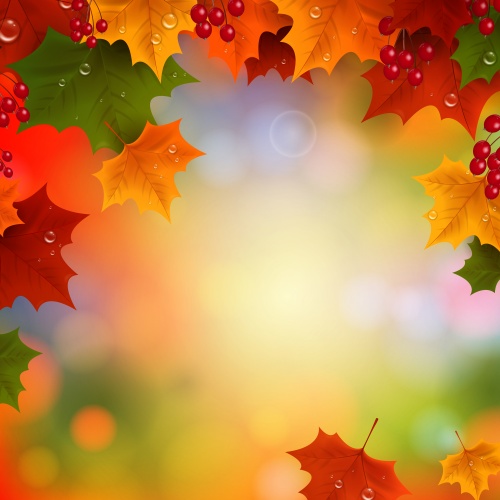   ,  2 / Autumn collage in vector, part 2