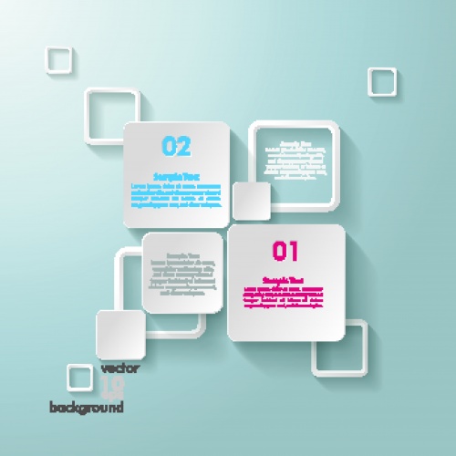     | Squares for text vector background