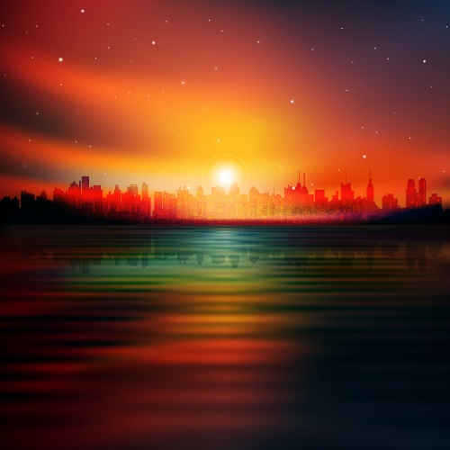 Abstract Landscapes Vector