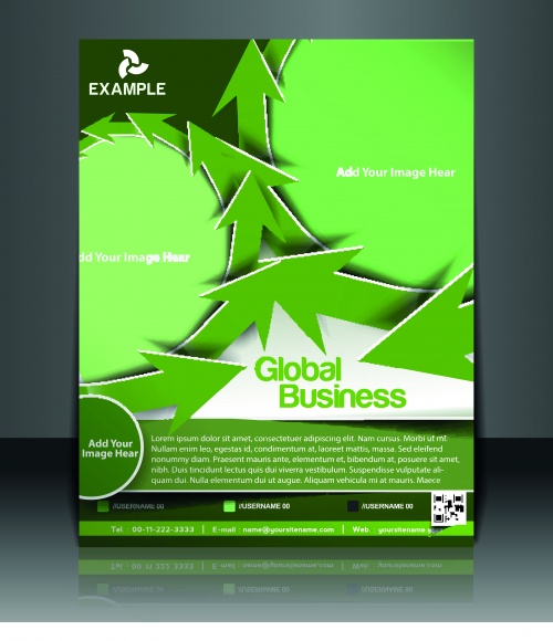       20 | Business flyer brochure and magazine cover vector 20