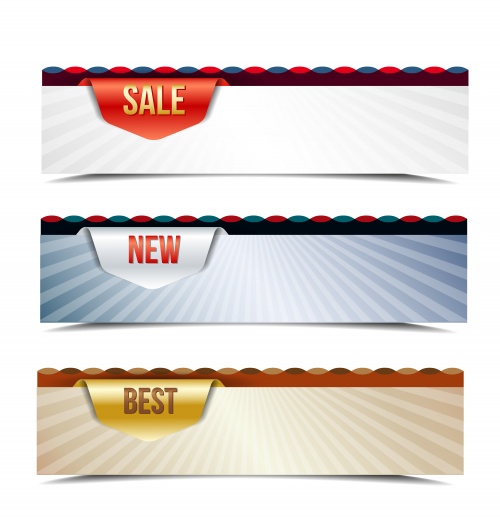     / Abstract banners, 8 - vector stock