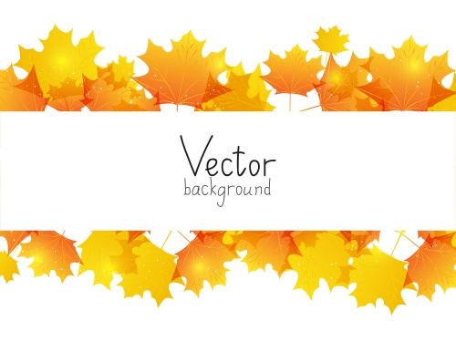 Autumn, autumn leaves - vector