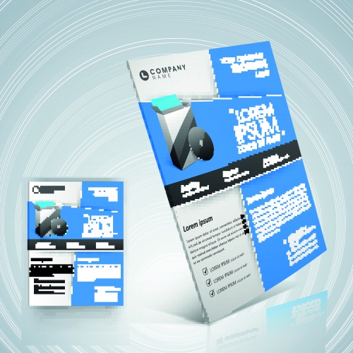    | Professional business flyer template vector