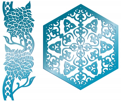    / Arabic ornaments in vector